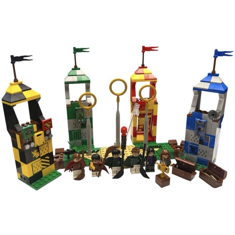 Lego Harry Potter Quidditch Match (75956) Building Kit 500 Pcs Retired COMPLETE